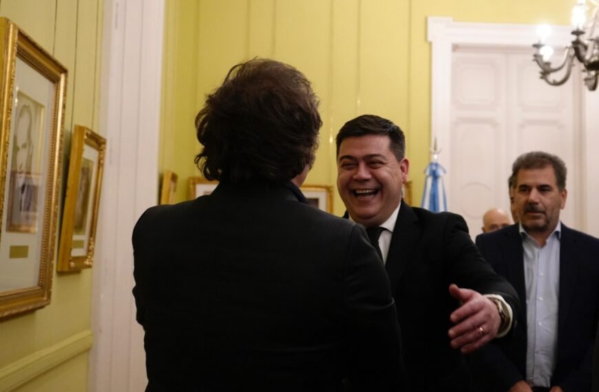 Treffinger fue parte de la reunión de Milei&hellip;