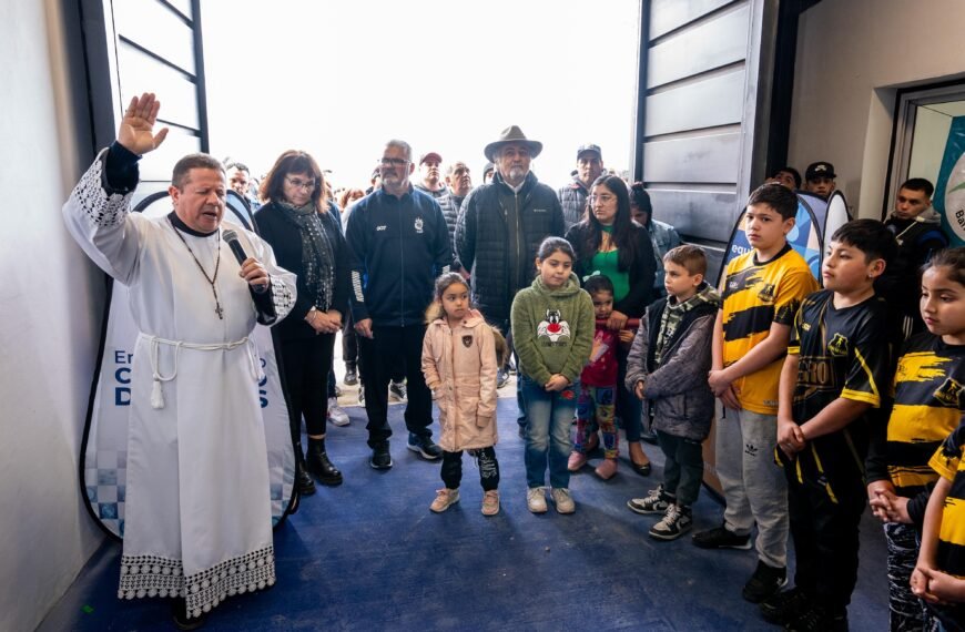 Othar inauguró el primer playón techado de Comodoro…
