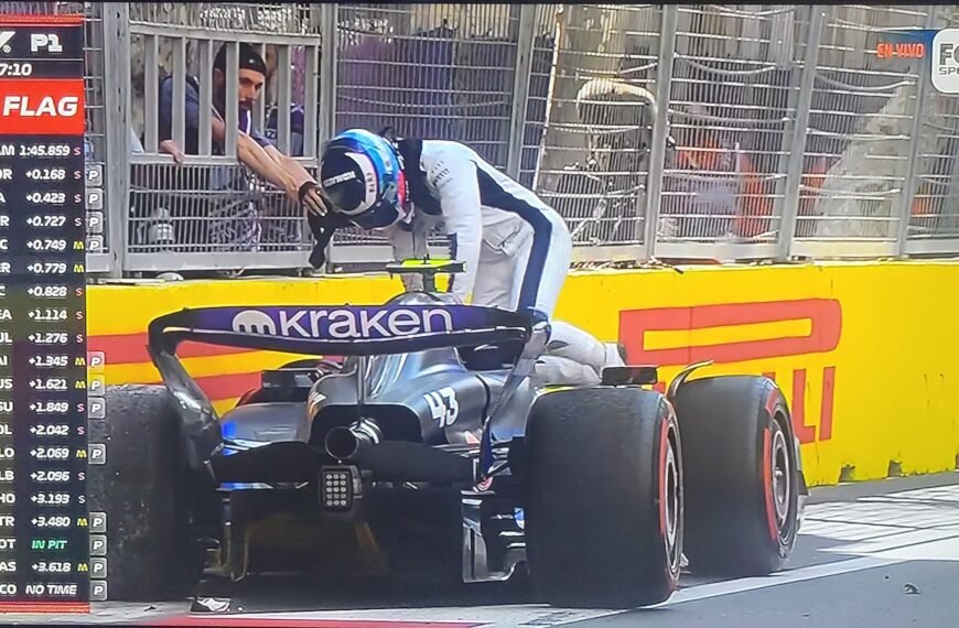 Formula 1: Colapinto chocó en la primera práctica&hellip;