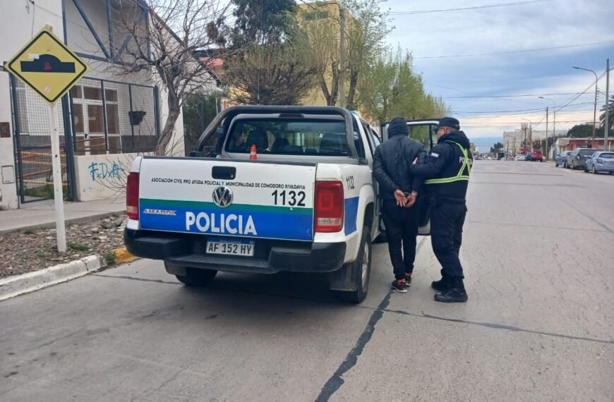 Intentó evitar a la policía pero fue detenido