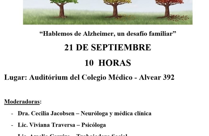 Realizarán un cine debate para concientizar sobre el Alzheimer