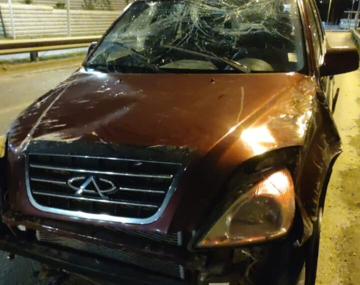 Manejaba borracho y despistó en Km 3