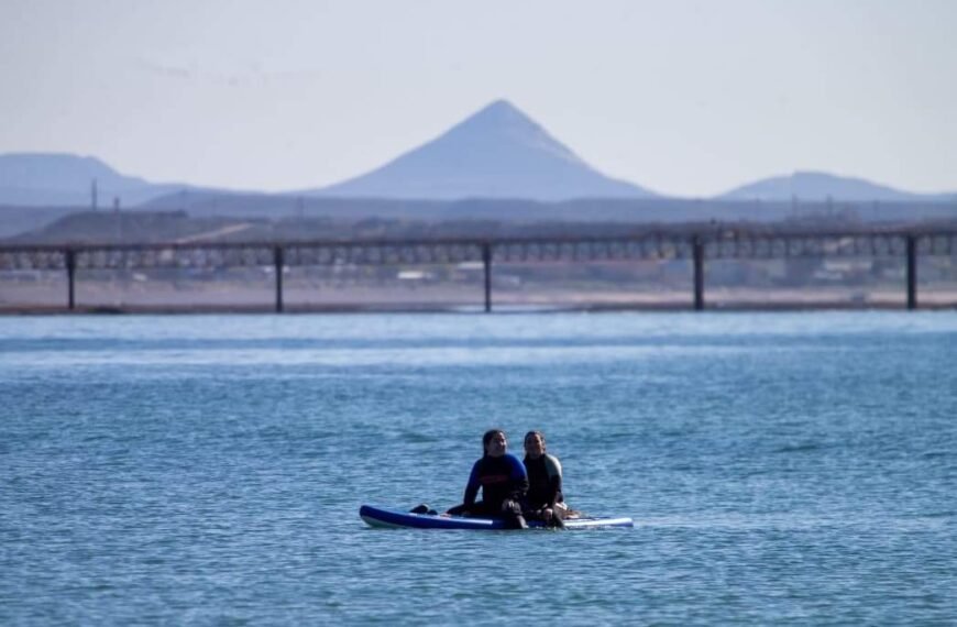 Lunes con temperatura agradable en Comodoro
