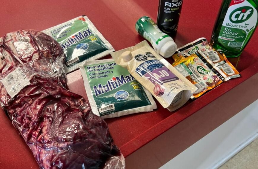 Se llevaba mercadería sin pagar y lo atraparon
