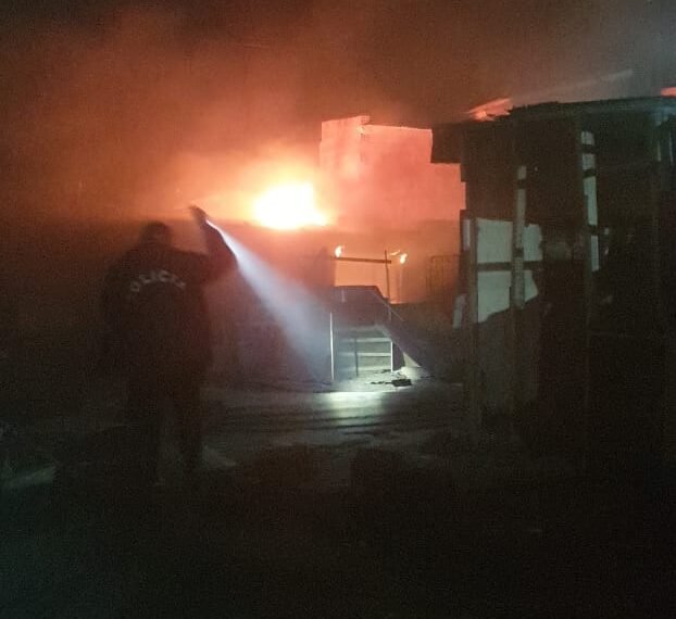Se incendió una vivienda en Zona de Quintas…