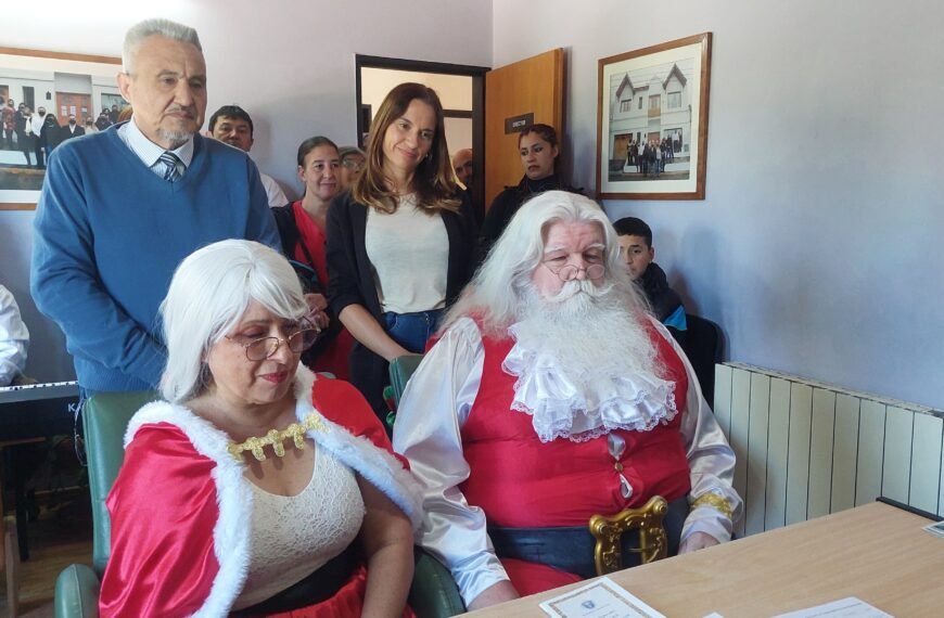 Papá Noel eligió Trelew para casarse con Mamá&hellip;