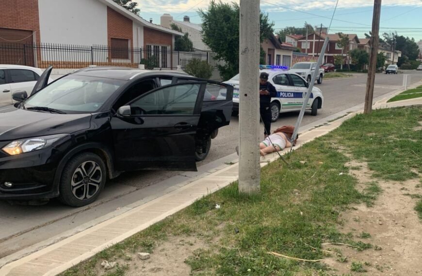 Robó un auto, asaltó a un peatón y&hellip;