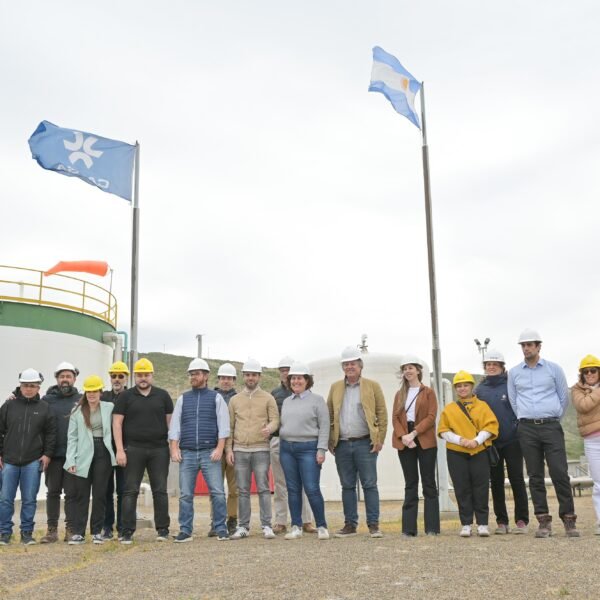 Torres visitó junto a legisladores nacionales la planta de hidrógeno verde de Hychico