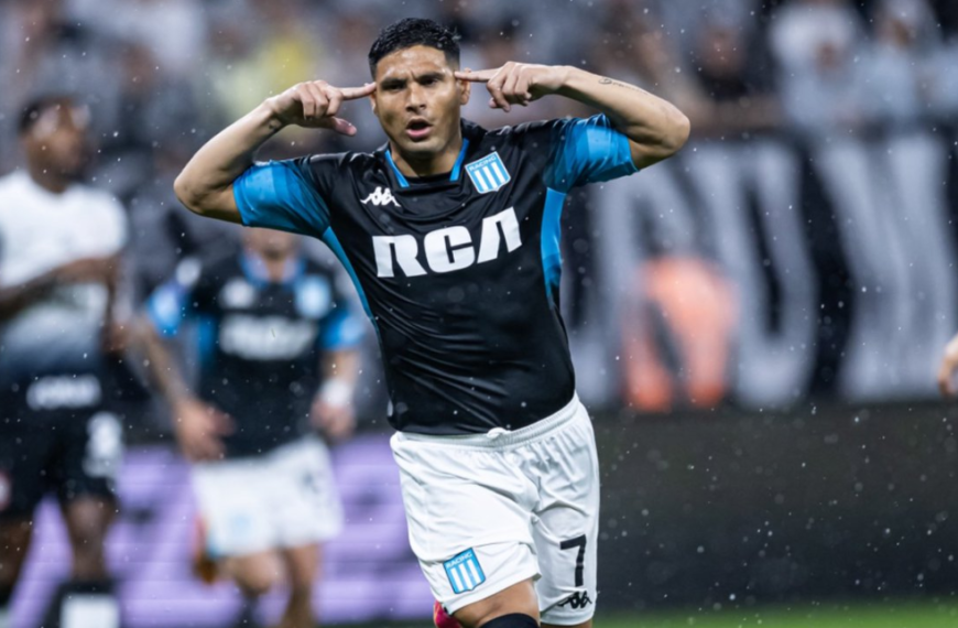 Racing consiguió un valioso empate en Brasil