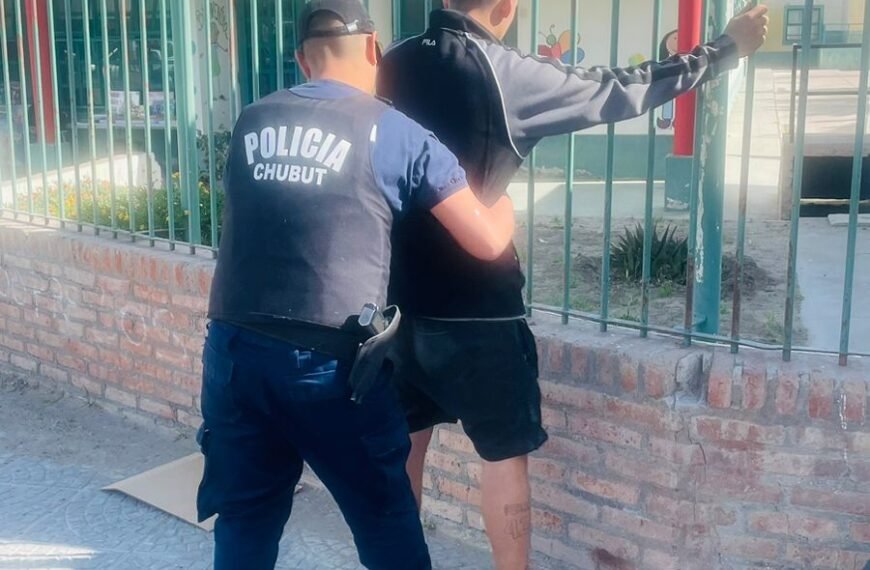 Tenía pedido de captura en Trelew y lo…