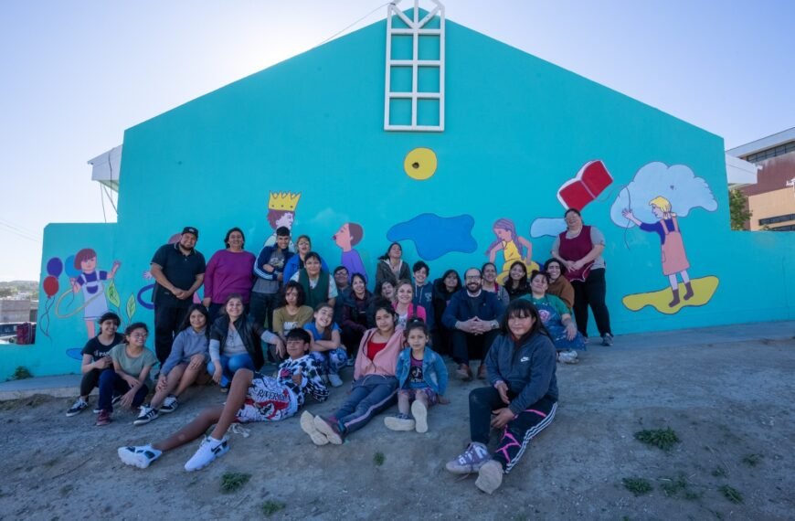 Nuevo mural en el CPB del barrio Máximo Abasolo conmemorando el Mes de la Familia