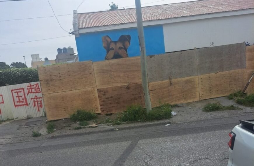 La despedida de Barbi: el mural en su honor será retirado por reformas en Kilómetro 3