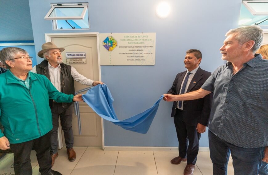 Inauguraron un nuevo consultorio médico en el Centro de Jubilados y Pensionados del Petróleo