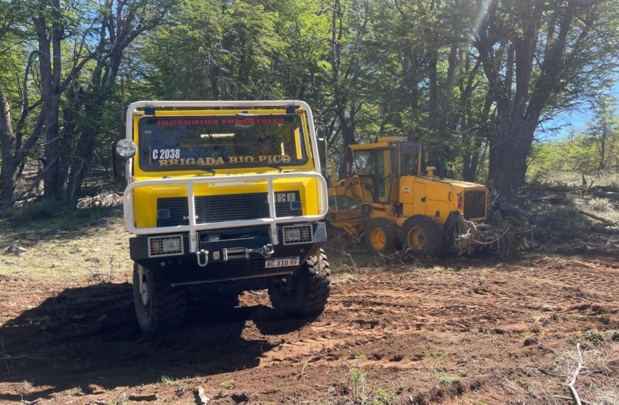 Controlan incendio en Río Pico tras intenso operativo en Chubut