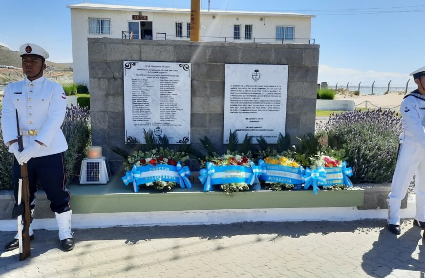 Conmemoraron los 7 años de la tragedia del Submarino Ara San Juan
