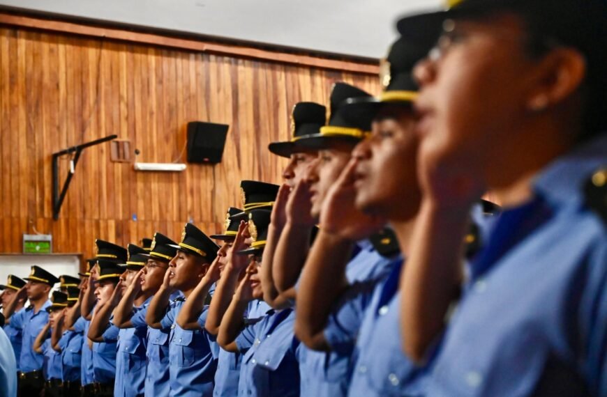 La Policía del Chubut incorporó 60 nuevos Oficiales Ayudantes