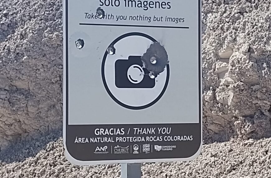 Repudio a los actos de vandalismo en el Área Natural Protegida Roca Coloradas