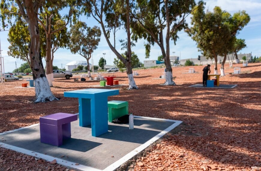 Othar y Sampaoli recorrieron la obra del Parque de la Ciudad