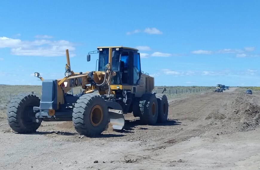 Trabajan para mejorar e desvío del tramo dea ruta 40 entre Facundo y Los Tamarisco
