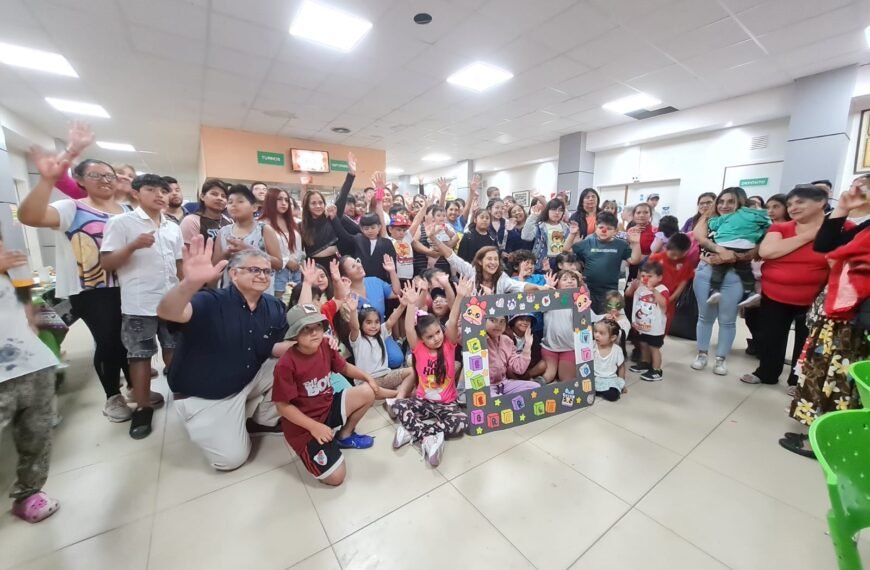 Se realizó el tradicional brindis para celebrar la vida de pacientes recuperados