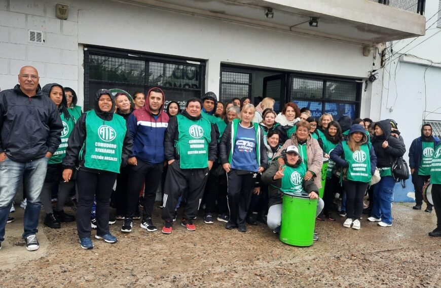 ATE Marchó por el ajuste de Nación y la falta de diálogo con el gobierno provincial