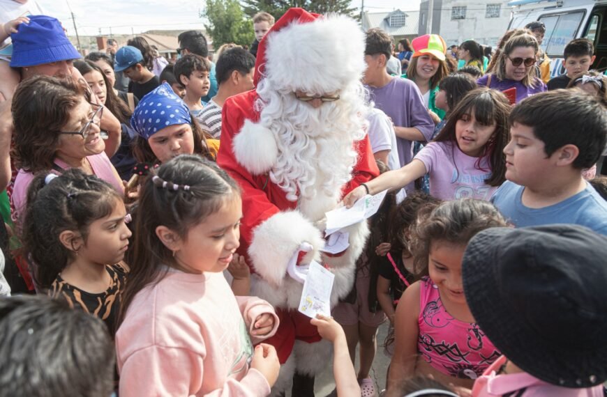 Papá Noel recorrerá los barrios de Comodoro para celebrar la Navidad