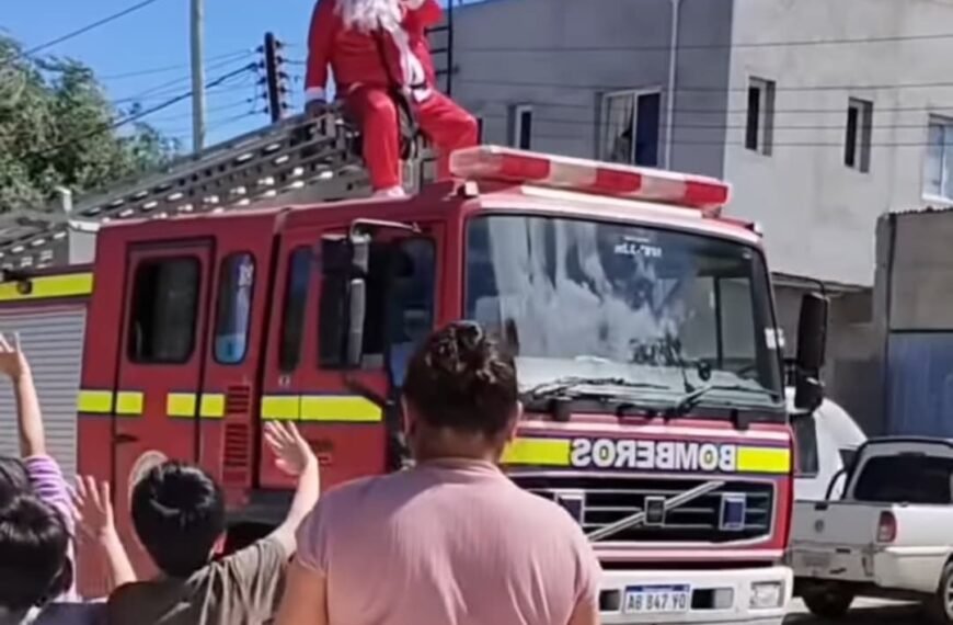 Papá Noel recorre hoy la zona céntrica
