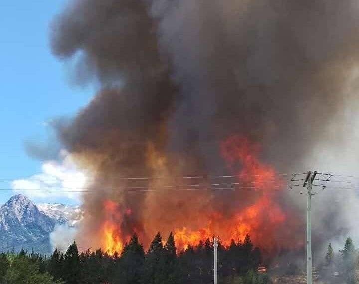 En medio de los incendios robaron una motobomba de los bomberos de El Bolsón