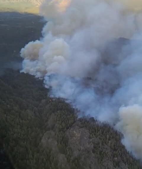 El fuego ya arrasó más de 2700 hectáreas en El Bolsón