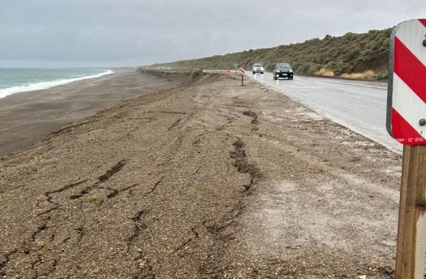 Solicitan precaución al transitar en el tramo Comodoro-Caleta Olivia