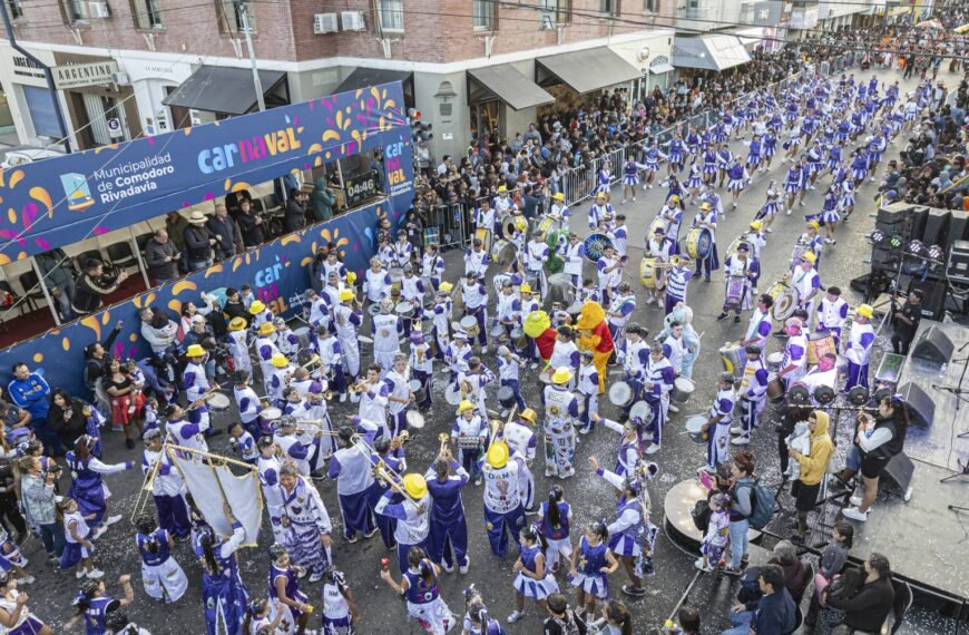 Este lunes inician los Carnavales 2025 en Comodoro