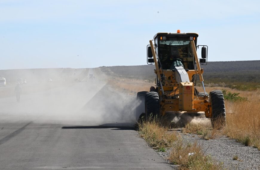 Tras casi dos décadas de postergaciones, se inició la obra para la finalización de la Doble Trocha entre Trelew y Puerto Madryn