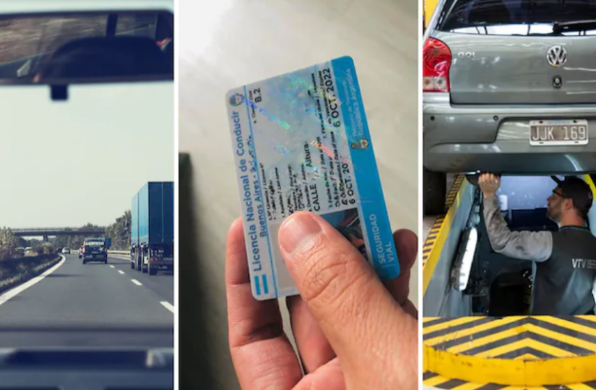 Ya rigen los nuevos cambios en la Ley Nacional de Tránsito: Peajes inteligentes, licencia de conducir digital y VTV