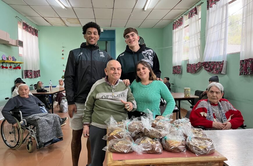 Gimnasia realizó donación de roscas de pascuas