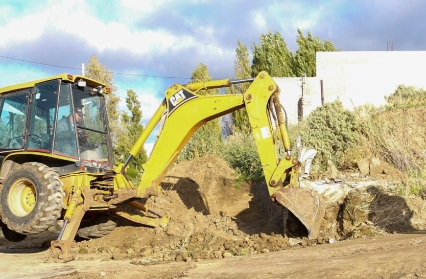 Realizaron el levantamiento de una platea en KM 4