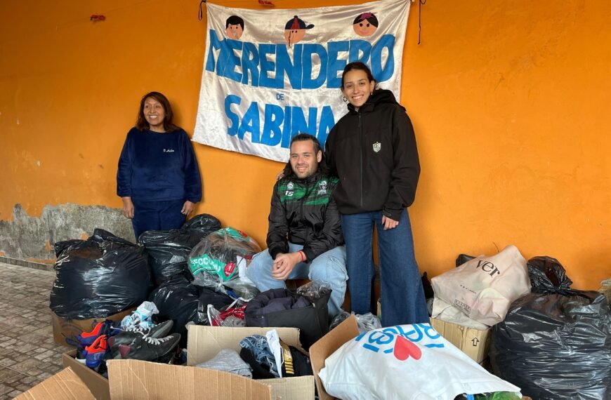 Gimnasia realizó la primer entrega de donaciones