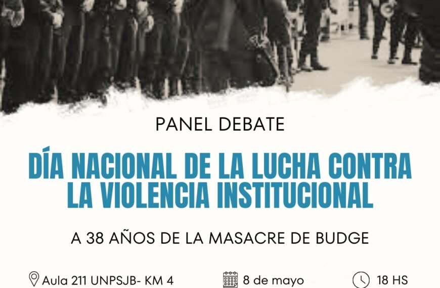 Actividad por el Día Nacional de Lucha contra la Violencia Institucional