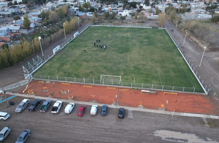 El intendente visitó el predio del Club Veteranos de Laprida