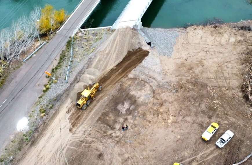 Se reactivó la construcción de un nuevo puente para 28 de Julio