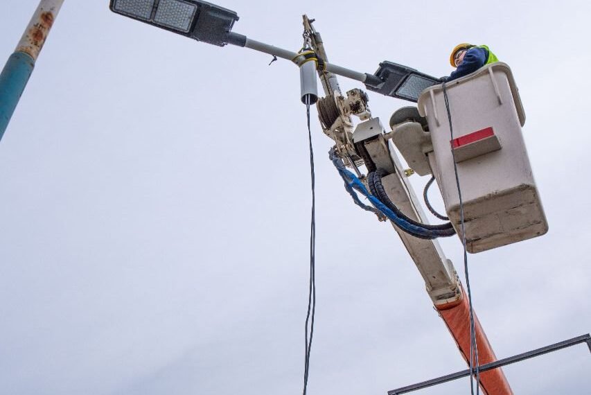 Mayor seguridad lumínica en Ruta Nº3: la SCPL concretó el recambio de luminarias LED