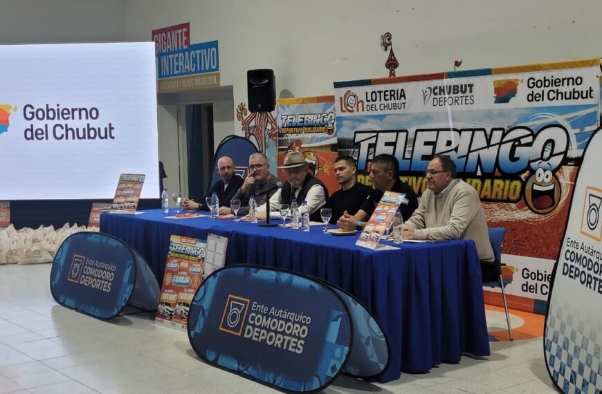 Lotería del Chubut presentó el Telebingo Deportivo Solidario