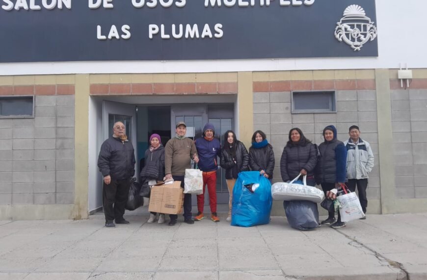 «La CAI Solidaria» llevó alegría a los habitantes de Las Plumas