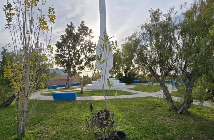 La Comisión Vecinal Prospero Palazzo donó plantas para la plazoleta Monolito