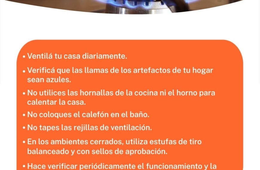 Refuerzan la campaña de prevención por intoxicaciones con monóxido de carbono