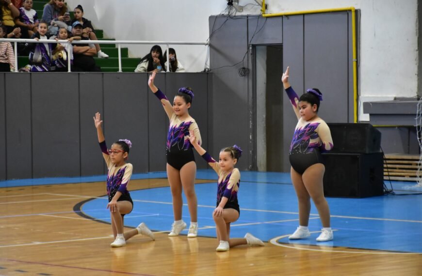La gimnasia aeróbica realizó su primer torneo provincial en el Club Huergo