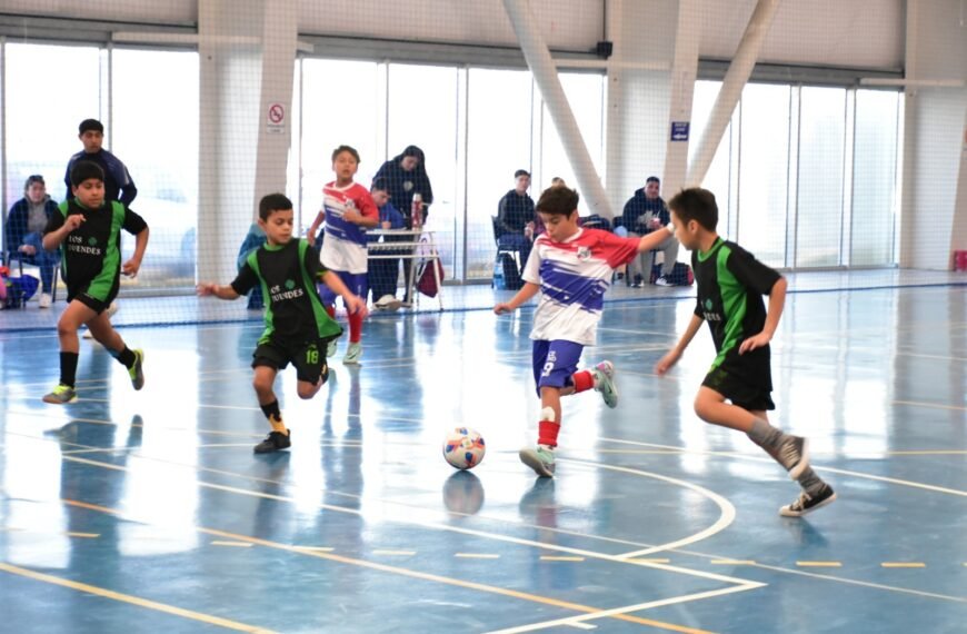 La Liga Municipal de Fútbol Infantil tuvo acción en zona norte