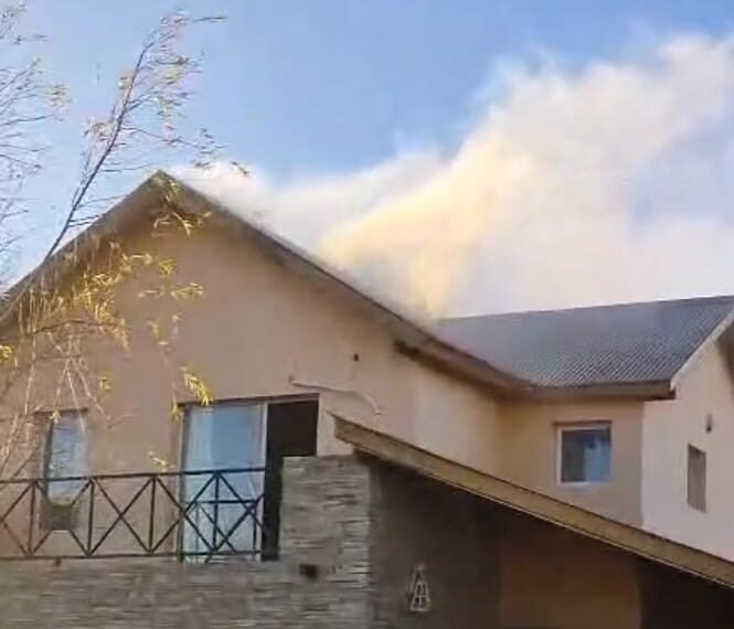 Incendio de vivienda en Bella Vista Sur