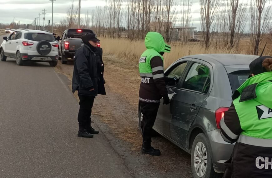 Fin de semana con fuertes controles viales en Chubut: detectan a 50 conductores alcoholizados en operativos en toda la provincia