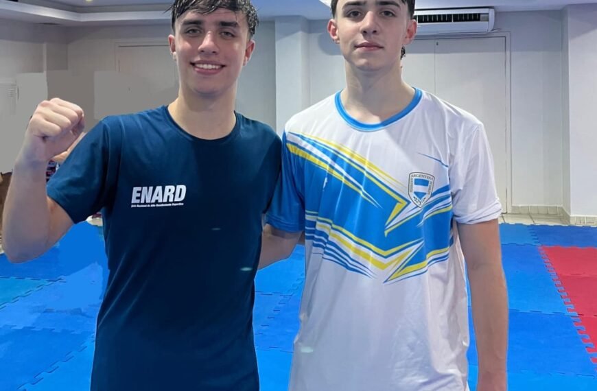 Luka Salesky y Franco Moroncini afrontan el Sudamericano de Karate en Brasil
