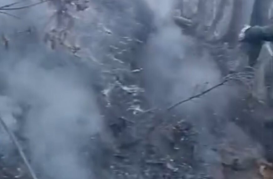 Detectan un incendio subterráneo en la cordillera